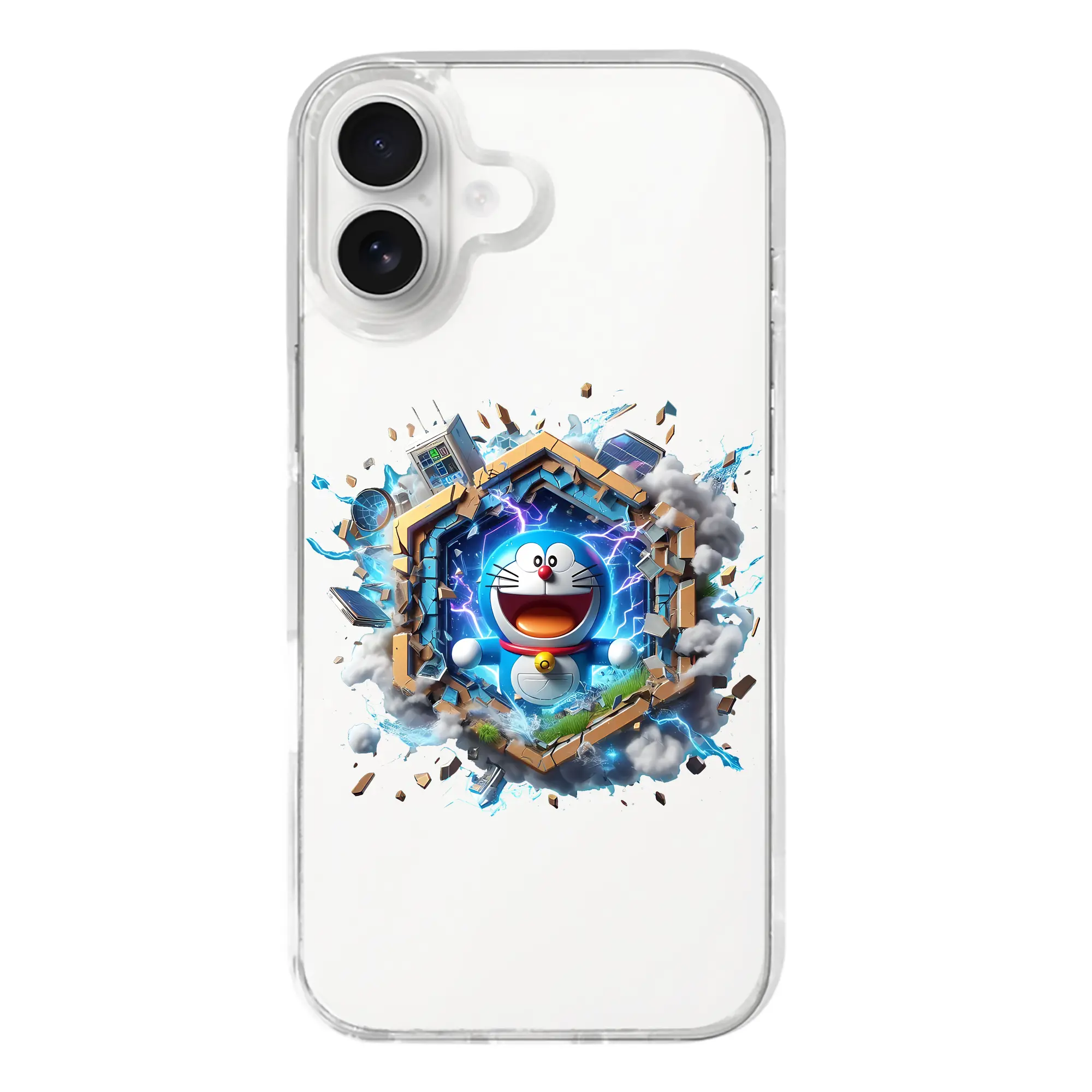 ドラえもん グッズドラえもん - iPhone 17シリーズ 透明スマホケース – 薄型・耐衝撃・精密フィット保護カバー